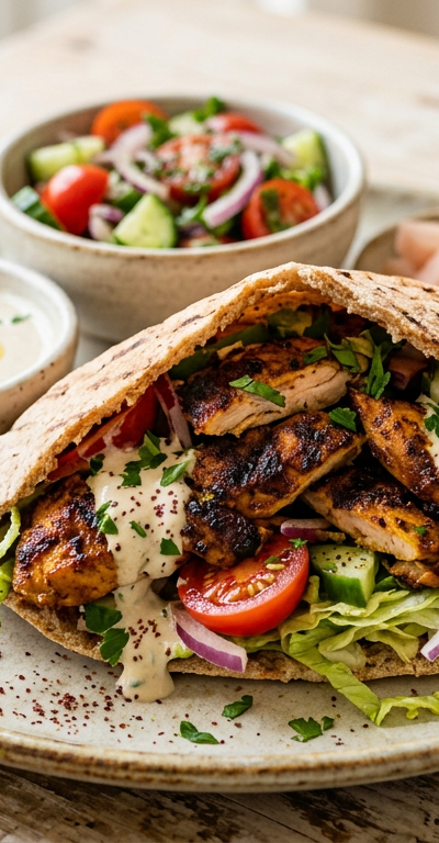 Grilled Chicken Shawarma
