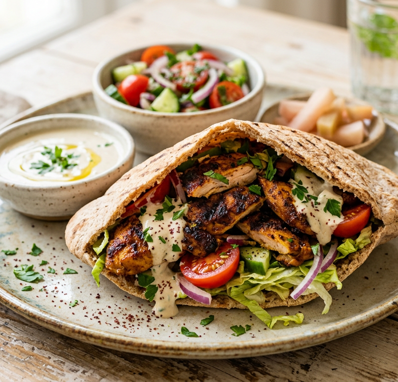Grilled Chicken Shawarma