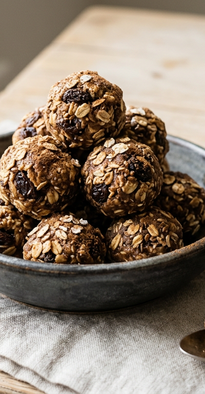 Oatmeal Raisin Energy Bites