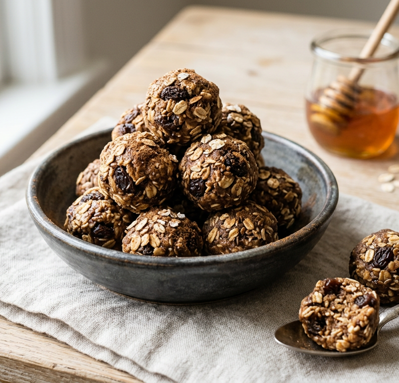 Oatmeal Raisin Energy Bites