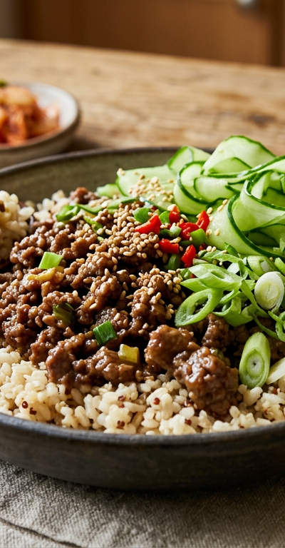 Korean Beef Rice Bowl
