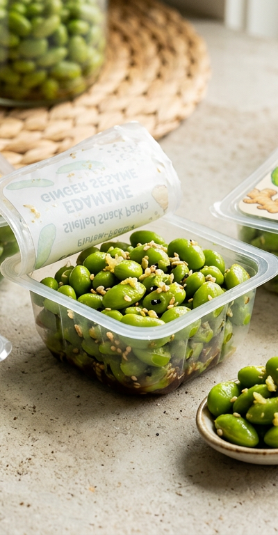 Ginger Sesame Edamame Snack Packs