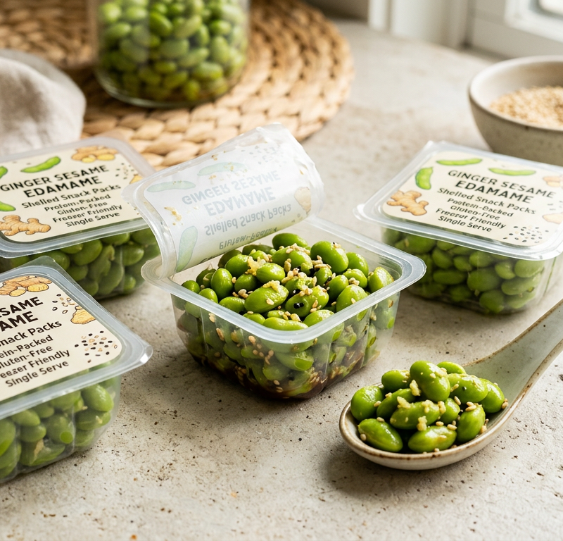 Ginger Sesame Edamame Snack Packs