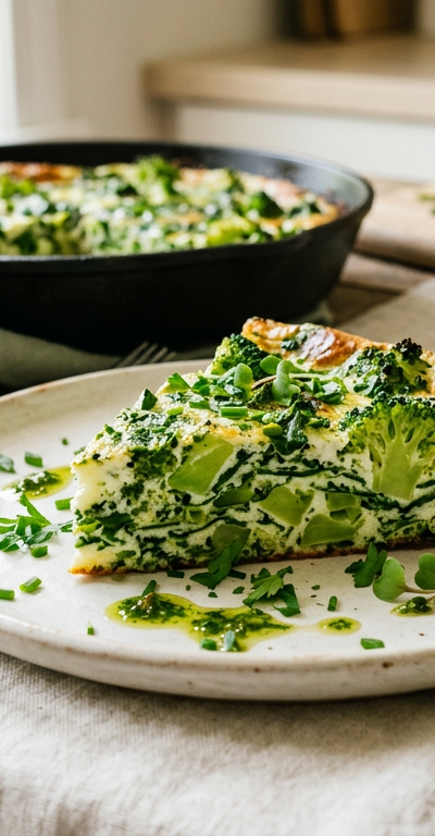 Green Goddess Egg White Frittata