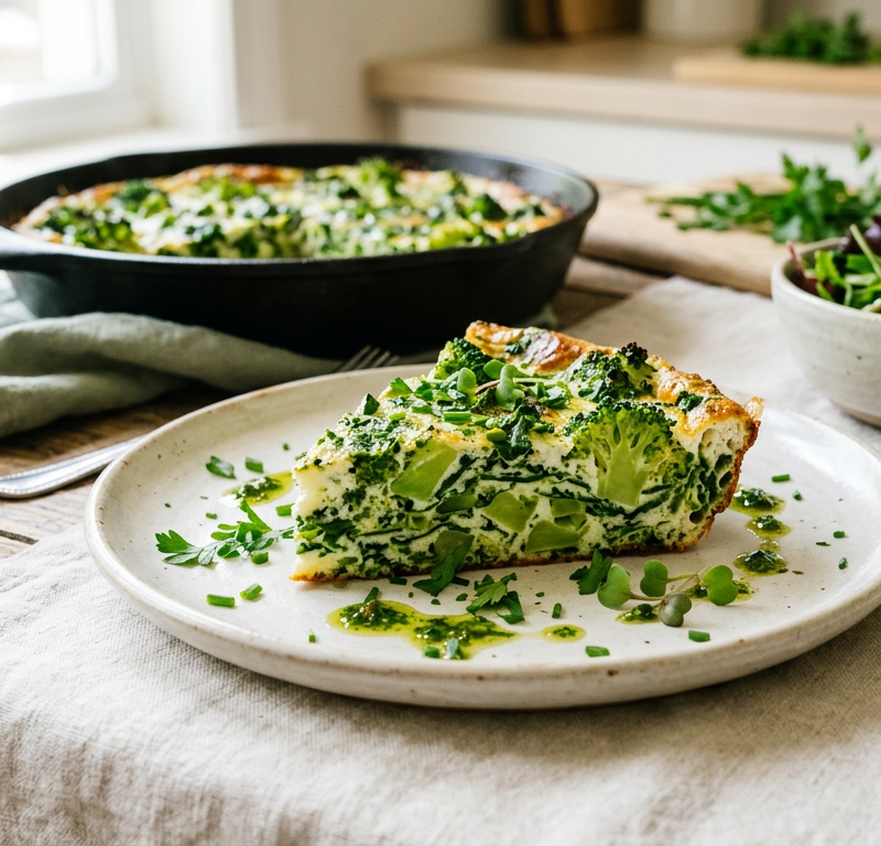 Green Goddess Egg White Frittata