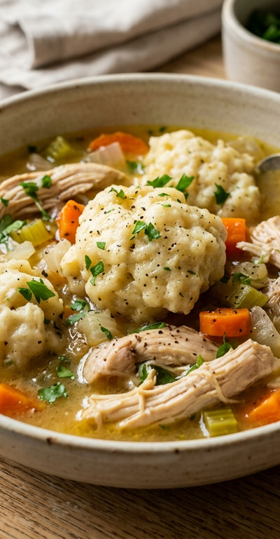 Gluten-Free Chicken and Dumplings