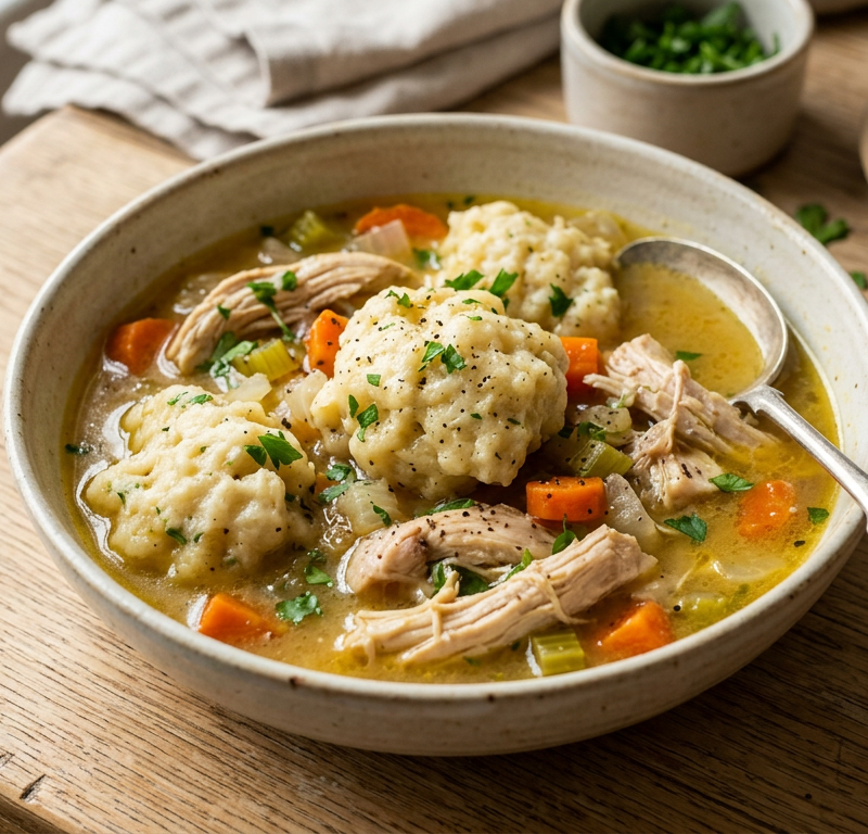 Gluten-Free Chicken and Dumplings