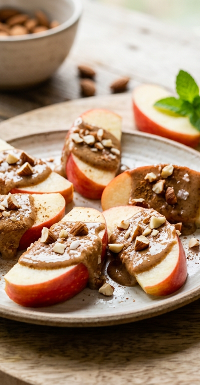 Gluten-Free Apple Slices with Almond Butter