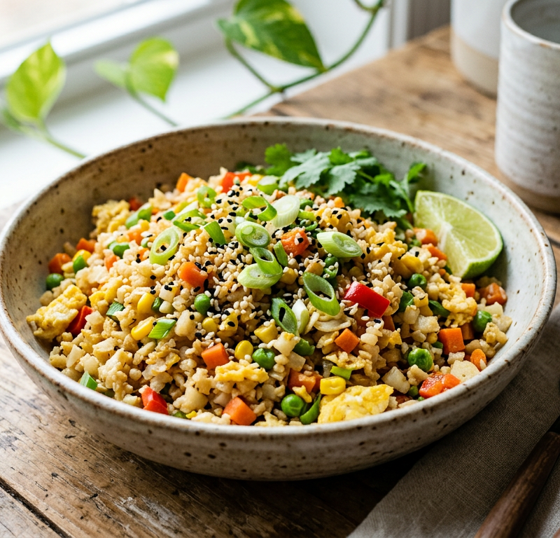 Gluten-Free Cauliflower Fried Rice