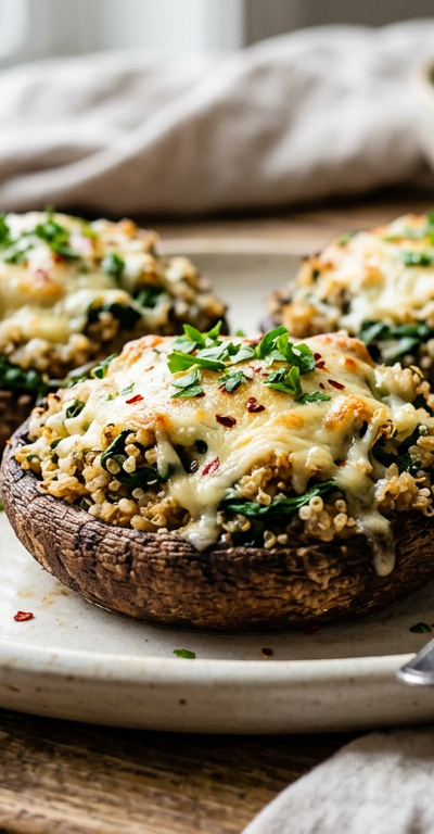 Gluten-Free Stuffed Portobello Mushrooms