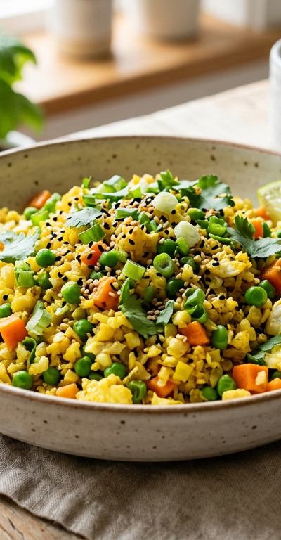 Turmeric Cauliflower Fried Rice