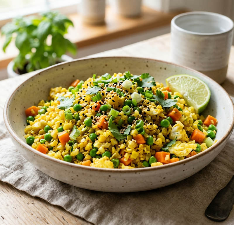 Turmeric Cauliflower Fried Rice