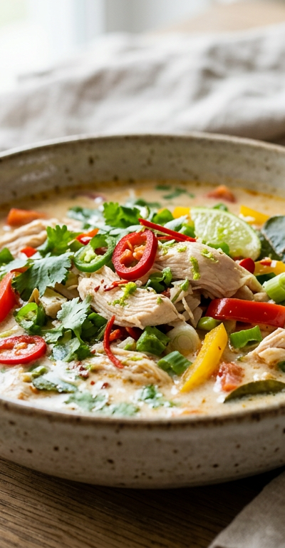 Coconut Lime Chicken Soup