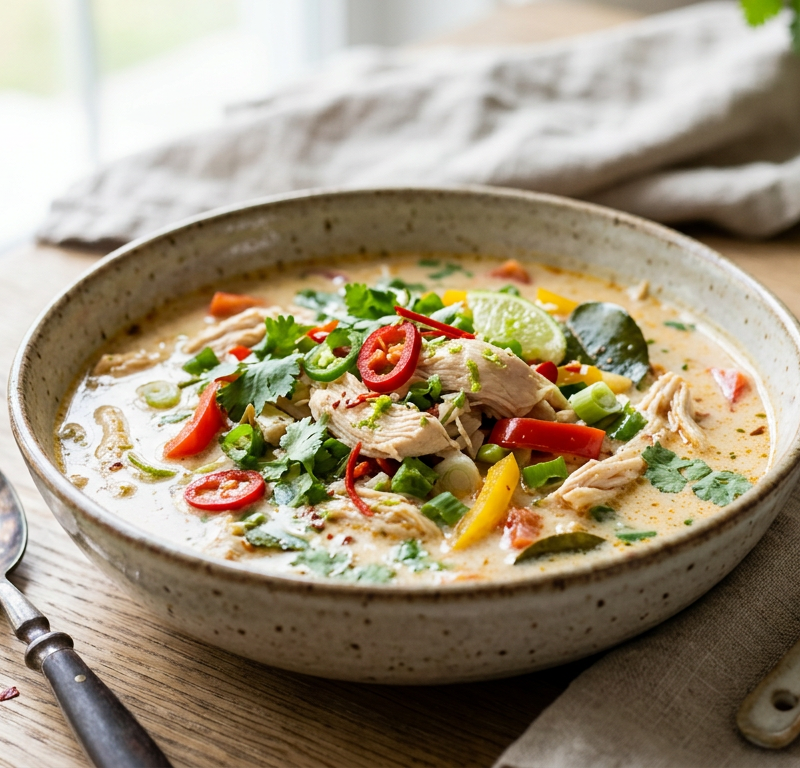 Coconut Lime Chicken Soup