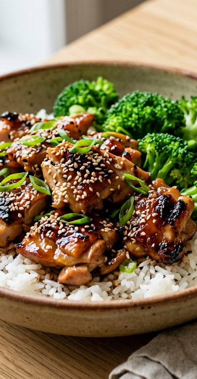 Teriyaki Chicken Rice Bowl