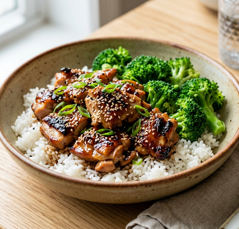 Teriyaki Chicken Rice Bowl
