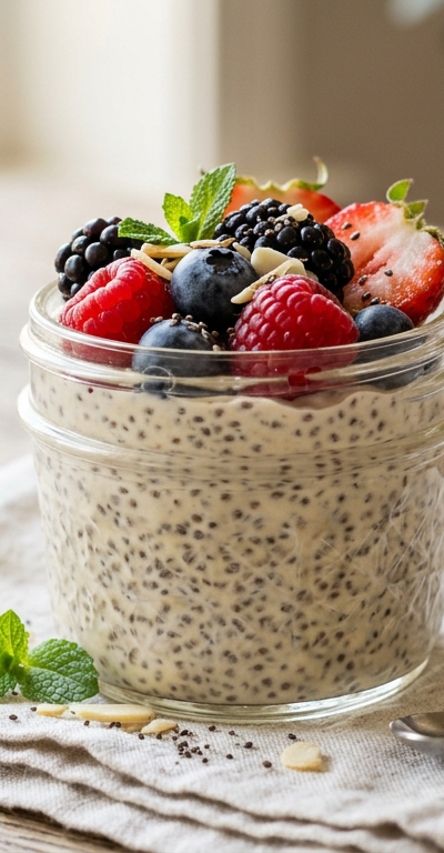 Chia Seed Protein Pudding