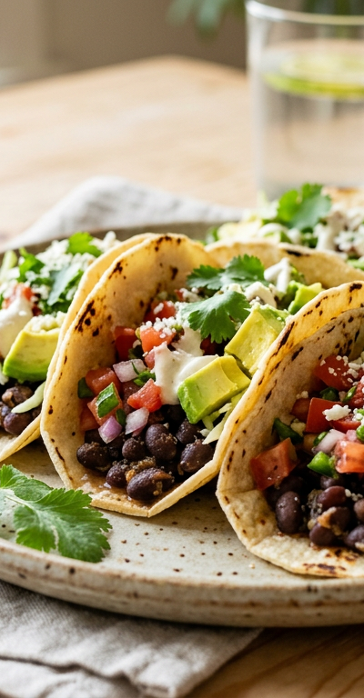 Gluten-Free Black Bean Tacos
