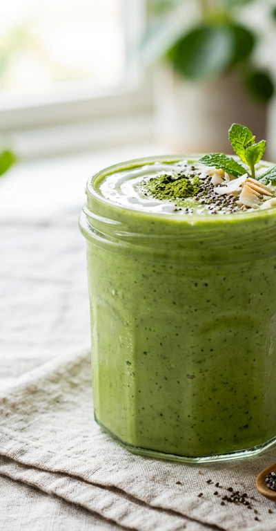 Matcha Coconut Energy Smoothie