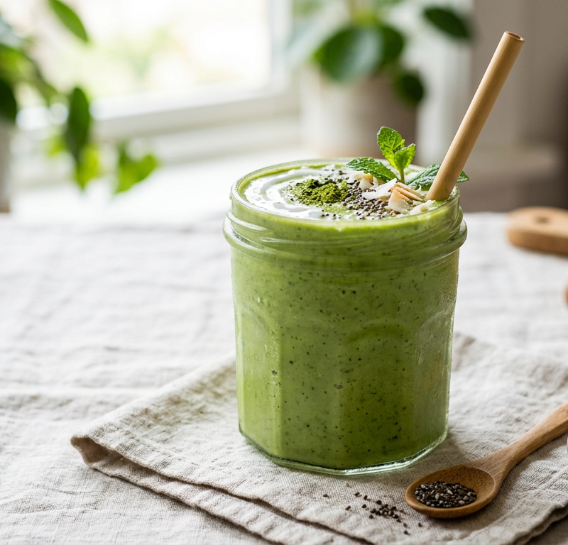 Matcha Coconut Energy Smoothie