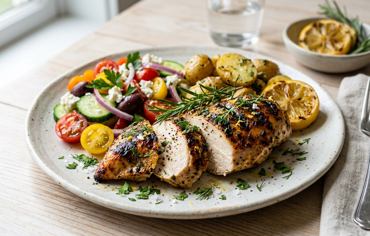 Grilled Lemon Herb Chicken