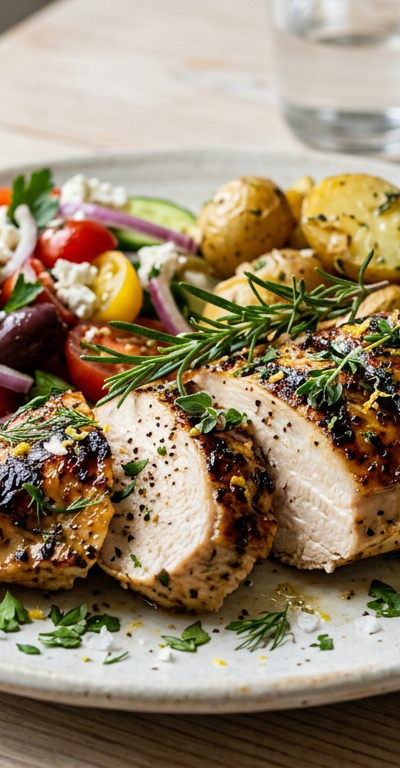 Grilled Lemon Herb Chicken
