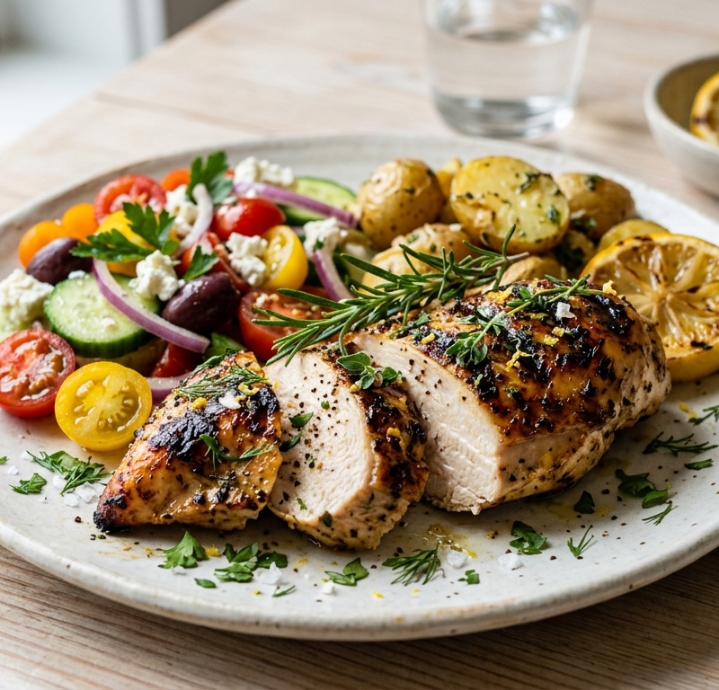 Grilled Lemon Herb Chicken