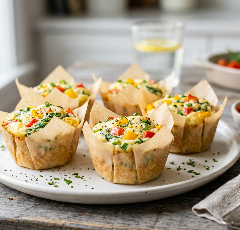 Egg White Veggie Muffin Cups