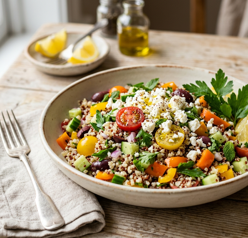 Mediterranean Quinoa Salad