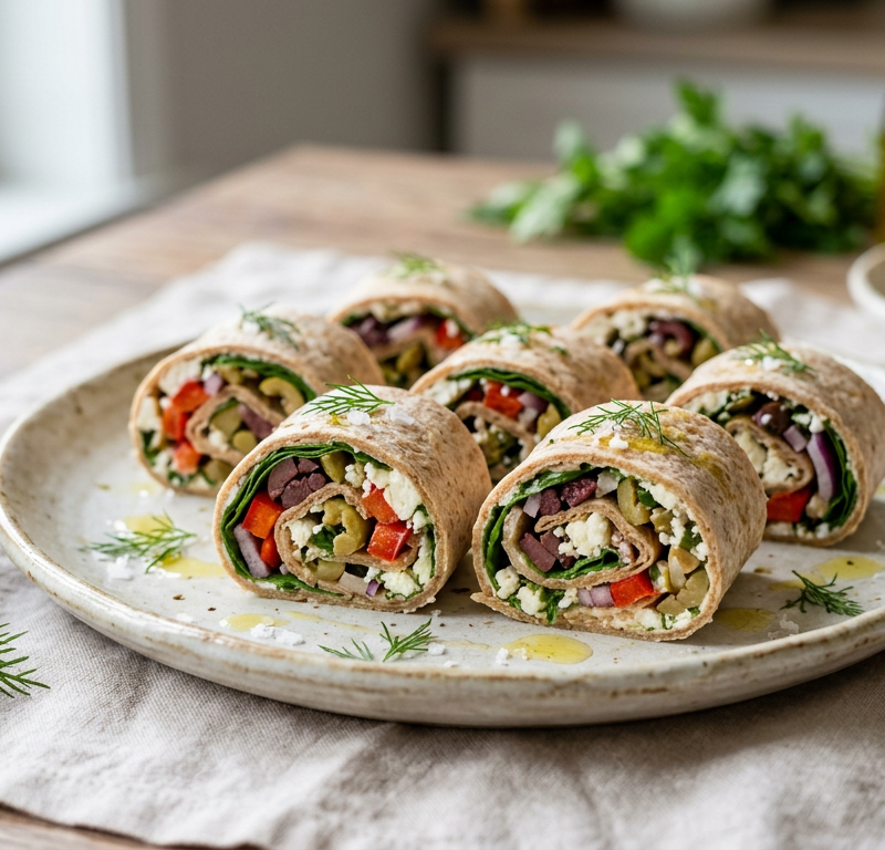 Olive and Cheese Roll-Ups