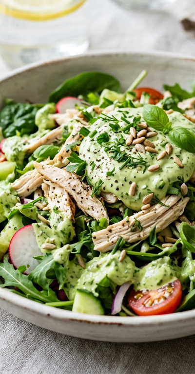 Green Goddess Chicken Salad