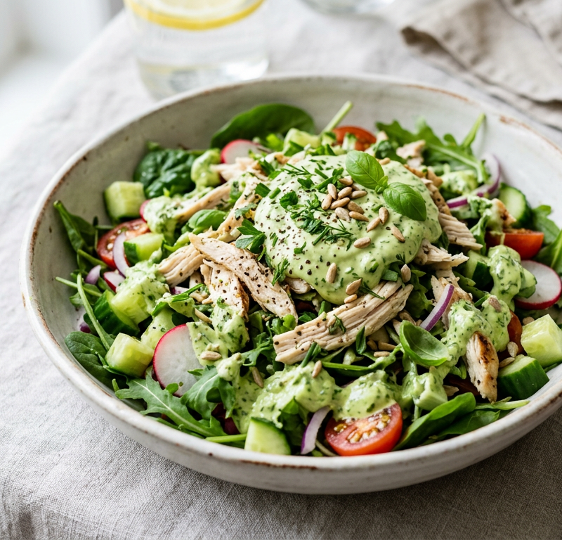 Green Goddess Chicken Salad