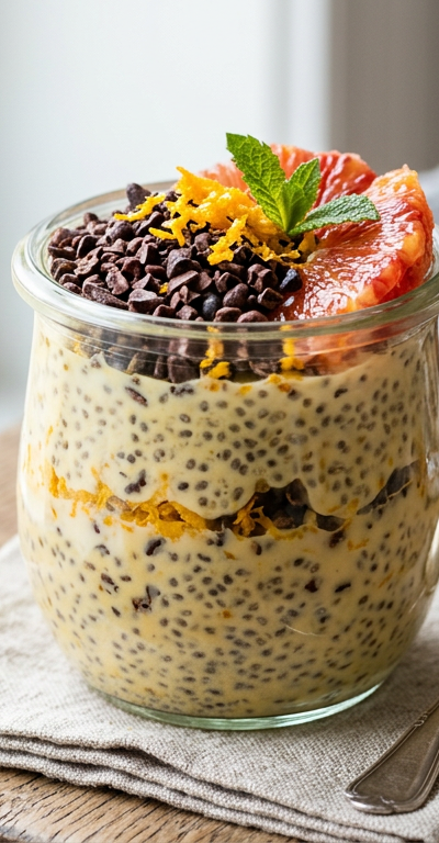 Cacao Nib & Orange Chia Pudding