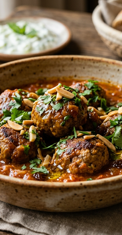 Moroccan Spiced Lamb Meatballs