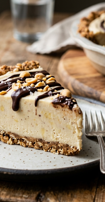 Frozen Peanut Butter Banana Pie