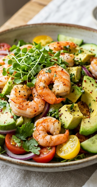 Gluten-Free Shrimp and Avocado Salad