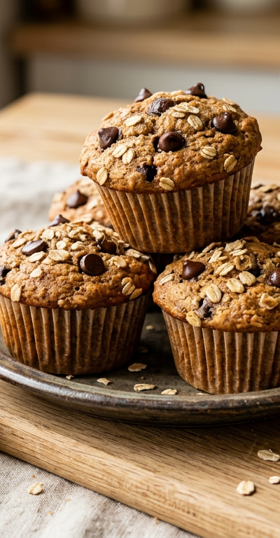Chocolate Chip Protein Muffins