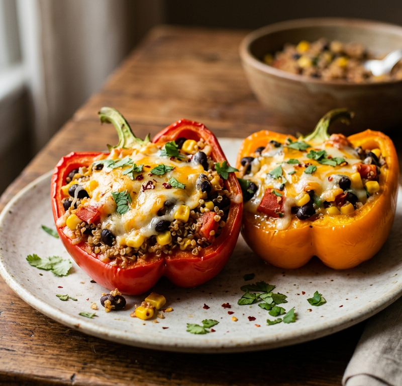 Gluten-Free Quinoa Stuffed Peppers