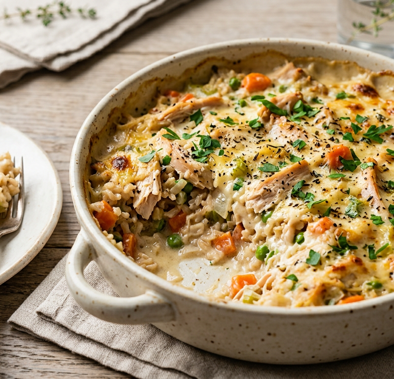Gluten-Free Chicken and Rice Casserole