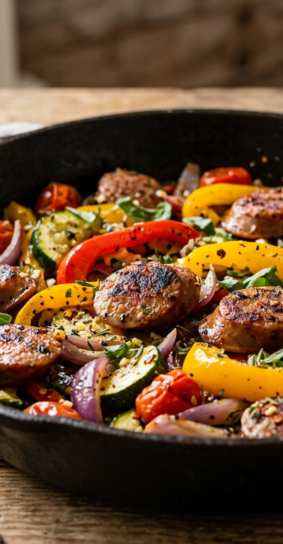 Gluten-Free Sausage and Vegetable Skillet