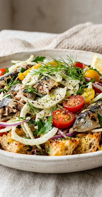 Sardine and Fennel Panzanella
