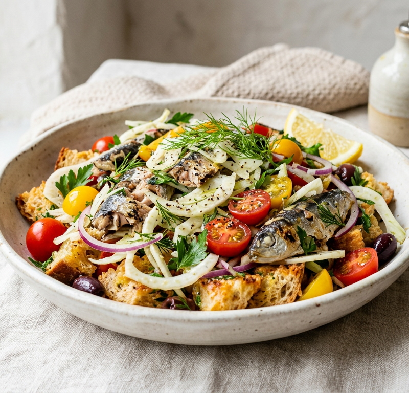 Sardine and Fennel Panzanella