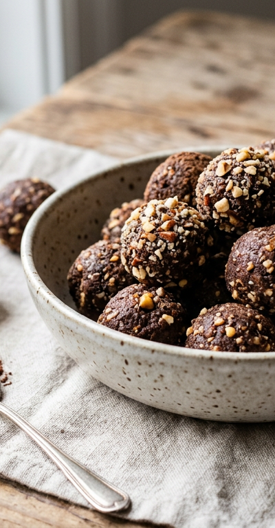 Mocha Hazelnut Energy Balls