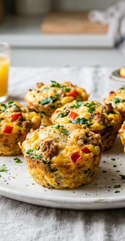Turkey & Spinach Egg Muffins
