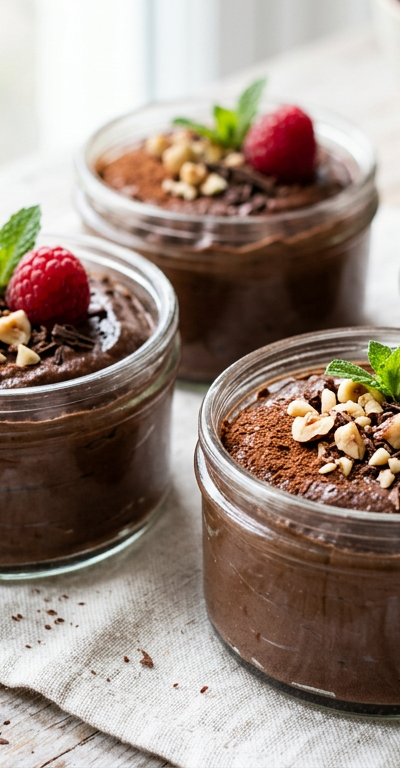 Chocolate Avocado Mousse Cups
