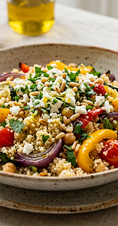 Mediterranean Couscous with Vegetables