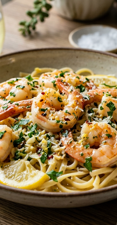 Gluten-Free Shrimp Scampi