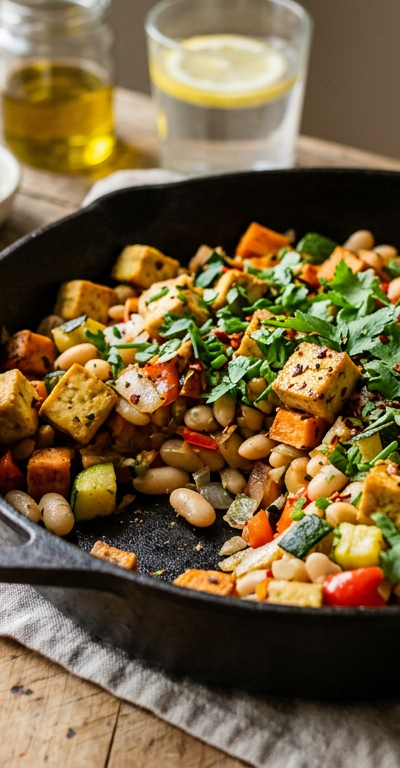 Tofu & White Bean Breakfast Hash