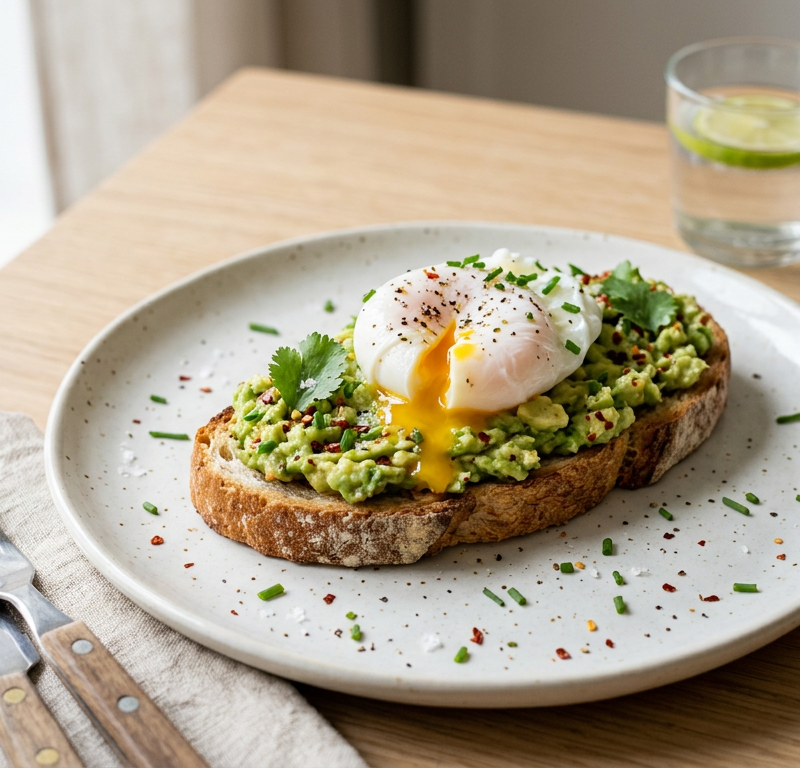 Avocado Toast with Poached Egg