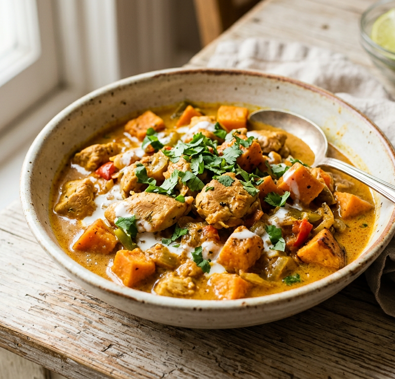 Gluten-Free Chicken and Sweet Potato Curry